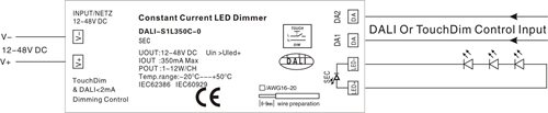 DALI-S1L350C-0連接示意圖